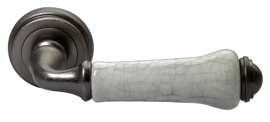 UMBERTO, ручка дверная MH-41-CLASSIC OMS/GR, цвет - старое мат.серебро/серый фото купить Тольятти