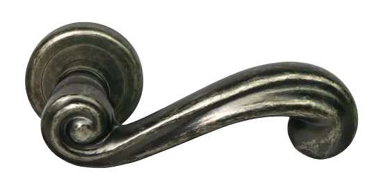 PLAZA, ручка дверная CC-1 FEA, цвет - состаренное серебро фото купить Тольятти