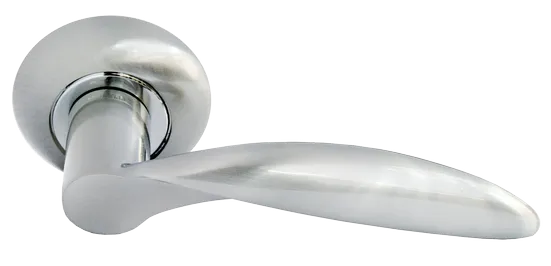 ПОРТАЛ, ручка дверная MH-07 SN, цвет - белый никель фото купить Тольятти