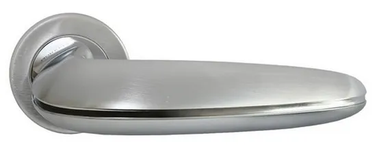 SUNRISE, ручка дверная NC-5 CSA/CRO, цвет - мат. хром/хром фото купить Тольятти