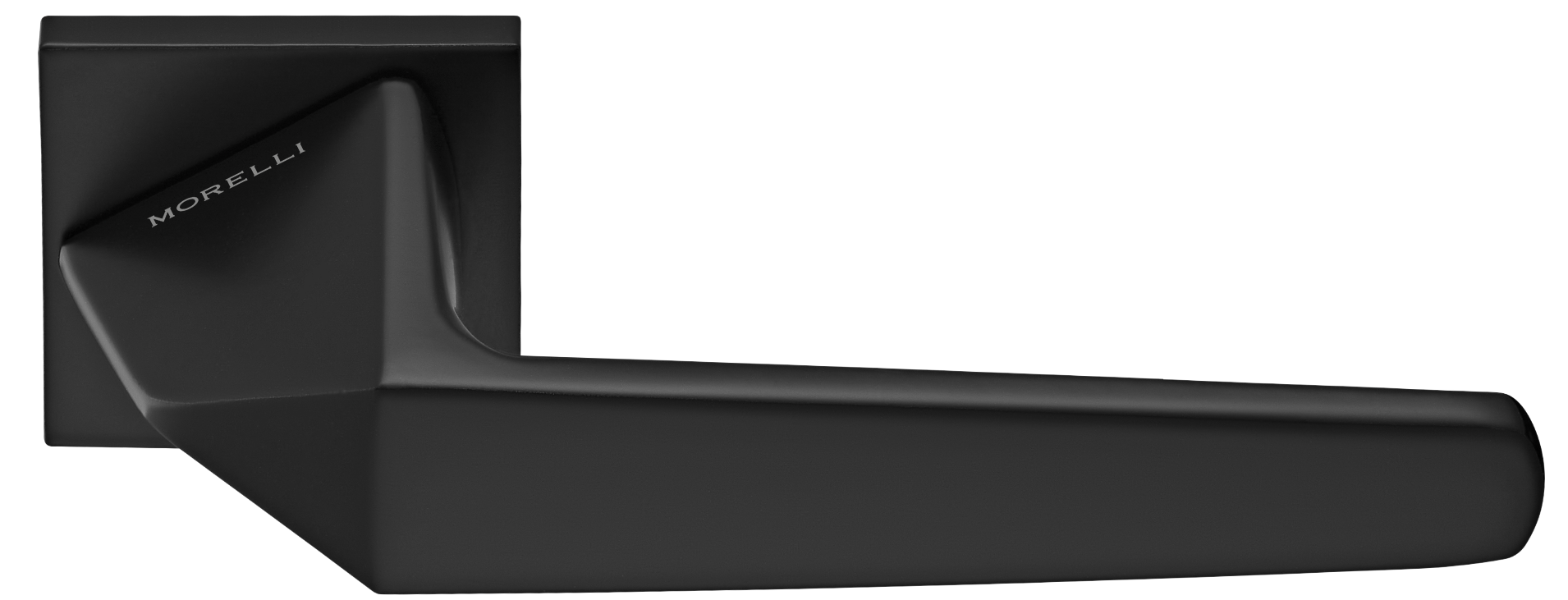 SOUK ручка дверная на квадратной розетке 6 мм, MH-55-S6 BL, цвет - черный фото купить Тольятти