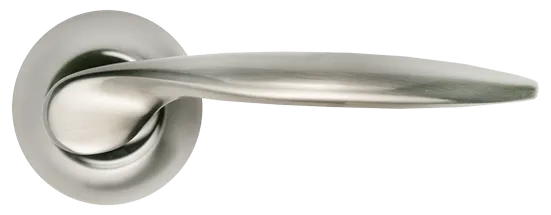 ПОРТАЛ, ручка дверная MH-07 SN, цвет - белый никель фото купить в Тольятти