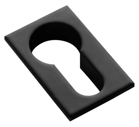 LUX-KH-SM NERO, накладка на евроцилиндр, цвет - черный фото купить Тольятти