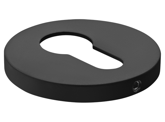 Накладка на ключевой цилиндр, на круглой розетке 6 мм, MH-KH-R6 BL, цвет - чёрный фото купить Тольятти