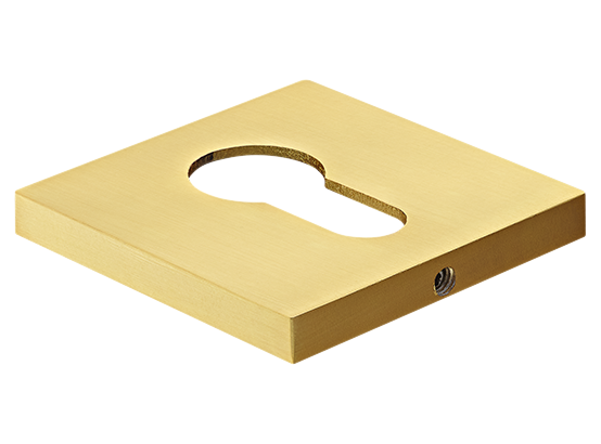 Накладка на ключевой цилиндр, на квадратной розетке 6 мм, MH-KH-S6 MSG, цвет - мат. сатинированное золото фото купить Тольятти