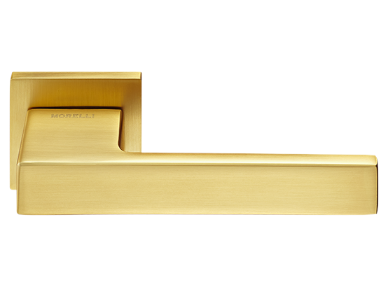 LOT ручка дверная на квадратной розетке 6 мм MH-56-S6 MSG, цвет - мат.сатинированное золото фото купить Тольятти