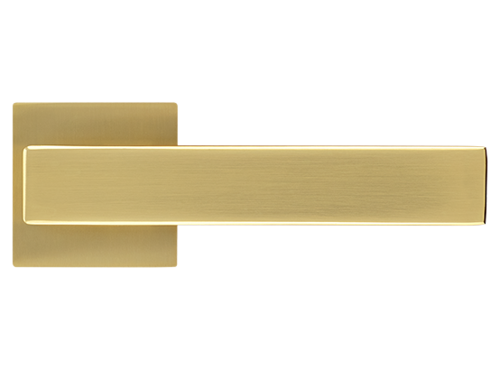 LOT ручка дверная на квадратной розетке 6 мм MH-56-S6 MSG, цвет - мат.сатинированное золото фото купить в Тольятти